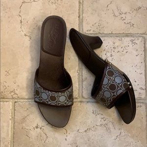 Salvatore Ferragamo wooden sandals